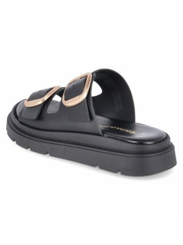 Tamaris Pantolette in schwarz