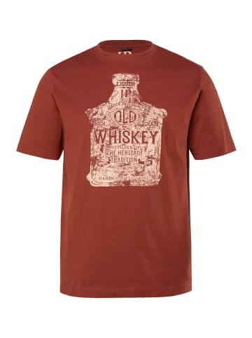 JP1880 Kurzarm T-Shirt in rostbraun