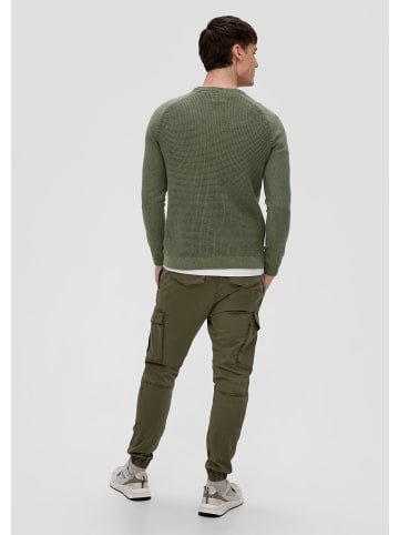 QS Strickpullover in 79W0_olivgrün