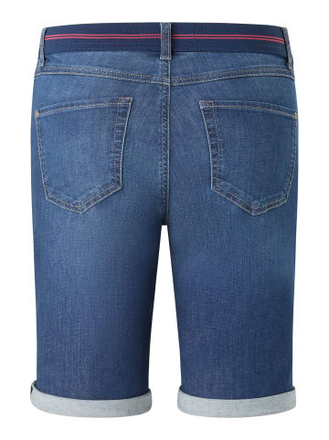 ANGELS  Shorts Jeans Bermuda TU Sporty mit Dehnbund in blue used