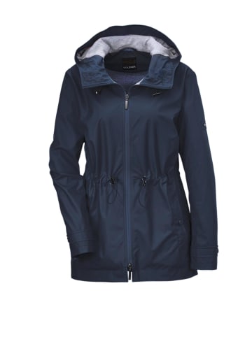 GOLDNER Funktionaler Regenmantel mit Jerseyfutter in marine
