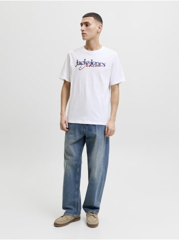Jack & Jones Shirt in weiß mehrfarbig