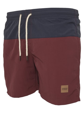 Urban Classics Beachwear - Bottoms in nvy/burgundy