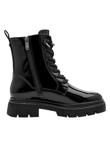 Marco Tozzi Stiefelette in BLACK PAT.