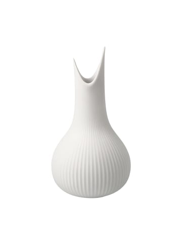 Goebel Vase Studio 8 Pure Raindrop in 15 cm in weiß