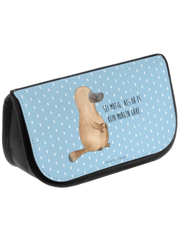 Mr. & Mrs. Panda Organizer Schnabeltier Mut mit Spruch in Blau Pastell