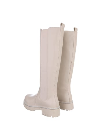 Ital-Design Stiefel in Beige