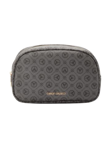 Carlo Colucci Kosmetiktasche Cozzio in Grau