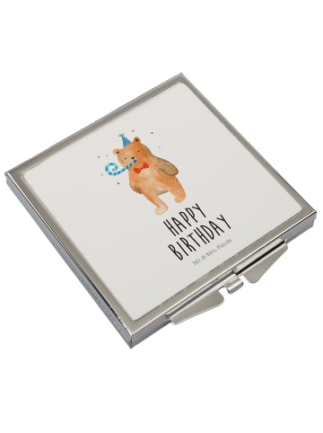 Mr. & Mrs. Panda Mini Spiegel Bär Geburtstag mit Spruch in Weiß