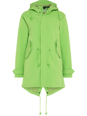 BMS Sailing Wear Kurzmantel für Damen in limette - Softshellmantel