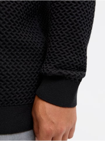 JACK & JONES PLUS Strickpullover in Black