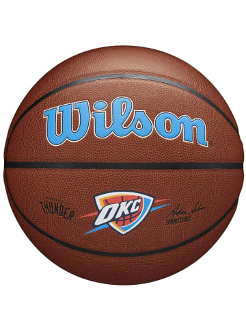 Wilson Wilson Team Alliance Oklahoma City Thunder Ball in Braun