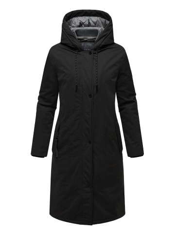 Marikoo Kurzmantel Ledalaa 16 in Black