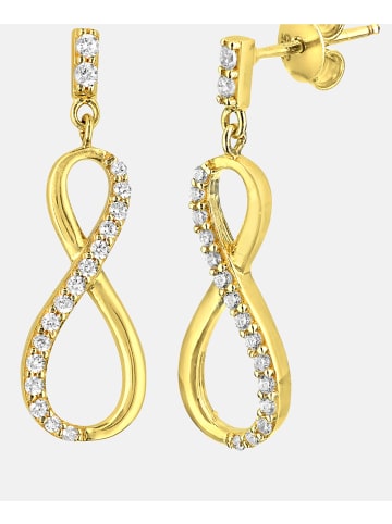 Vanlere Ohrhänger aus 375 Gelbgold mit Zirkonia