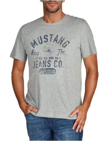Mustang T-Shirt Basic Print 4er Pack in Mehrfarbig
