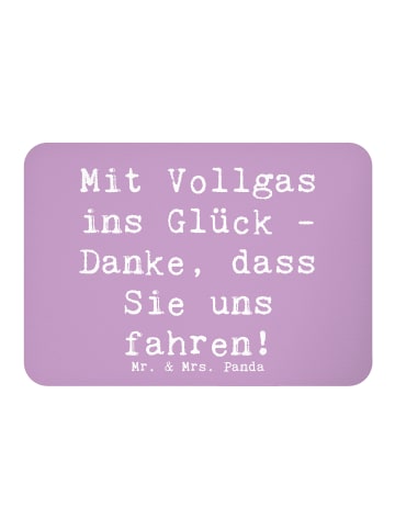 Mr. & Mrs. Panda magnet Spruch Chauffeur Glück mit Spruch in Lavendeltraum
