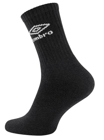Umbro Sportsocken 12 Paar Umbro Socken in schwarz, grau, blau