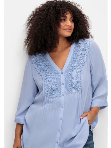 sheego by Joe Browns Longbluse in himmelblau
