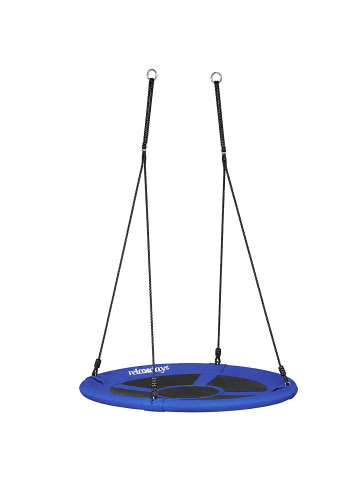 relaxdays Nestschaukel in Dunkelblau - Ø 90 cm