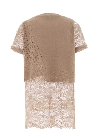 faina Women Sweater in Taupe