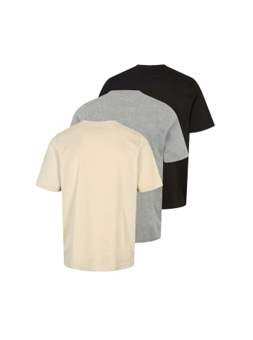 Kappa T-shirt KMLogo Cromen 3-Pack in Black-Grey-Beige Fog