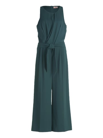 Vera Mont Jumpsuit mit Bindegürtel in Dusty Slate