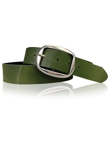 FRONHOFER Ledergürtel in Khaki