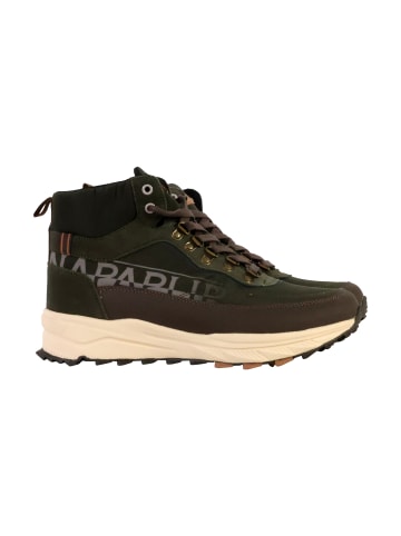 Napapijri Sneaker Montante aus Vortec-Leder Grün