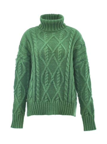 myMo Damen Rollkragenpullover in GRÜN