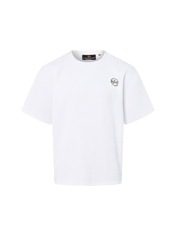 Alpha Industries T-Shirt Studio Waffle in weiß