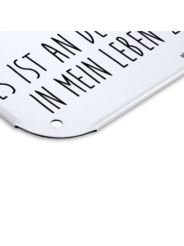 Mr. & Mrs. Panda tafel Wal Konfetti mit Spruch in Weiß