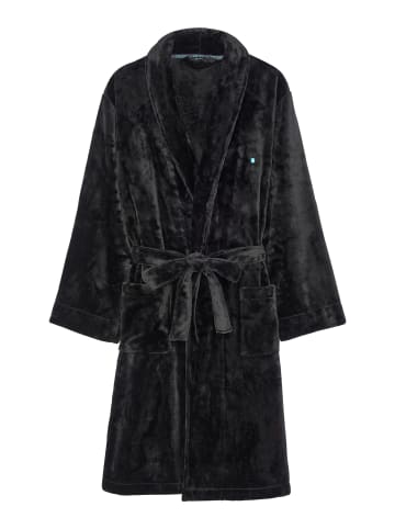 HOM Bademantel Nice Robe in Schwarz