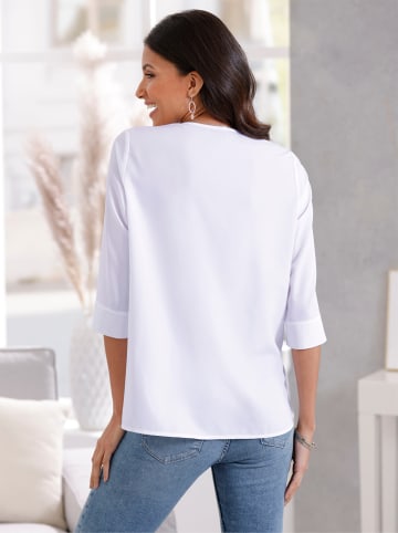 Sieh an! Schlupfbluse in ecru