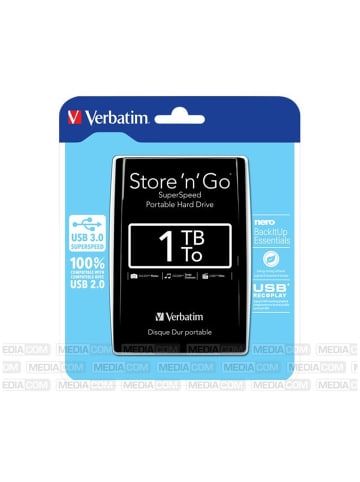 Verbatim Verbatim Store'n'Go 1TB 2, 5 Zoll HDD Schwarz