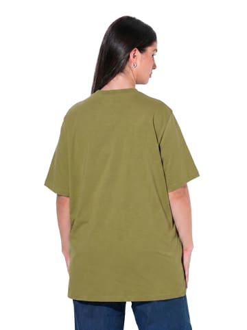Ulla Popken Shirt in avocado grün