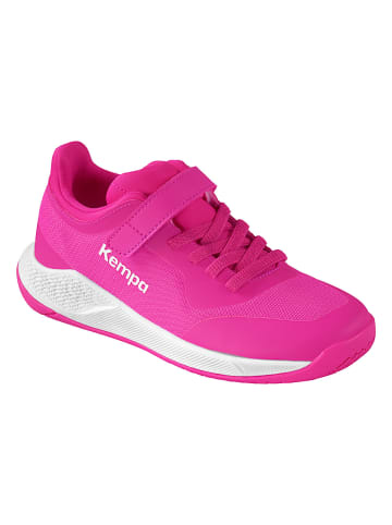 Kempa Hallen-Sport-Schuhe Kourtfly Kids in pink/weiß