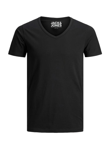 Jack & Jones 3er-Set  T-Shirt in Schwarz/schwarz/weiß