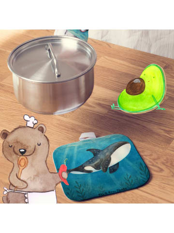 Mr. & Mrs. Panda Topfuntersetzer Orca Design ohne Spruch in Weiß