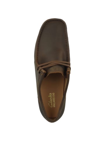 Clarks Halbschuhe Wallabee EVO in dunkelbraun