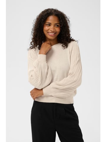 Kaffe Strickpullover KAregina Regular fit in Sand Dollar