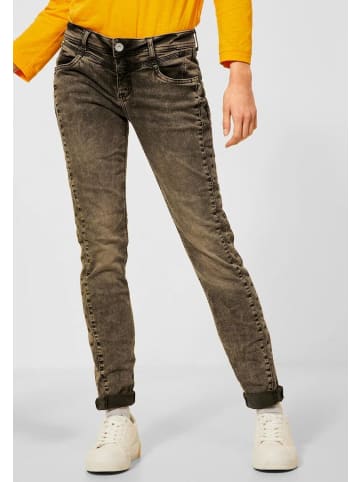 Street One Jeans in nu sand black denim overdye