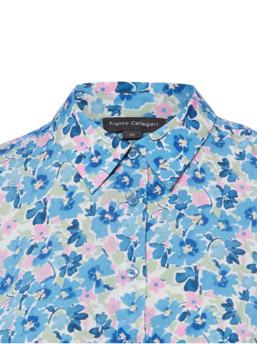 Franco Callegari Bluse Debby in hellblau rosa - 0006