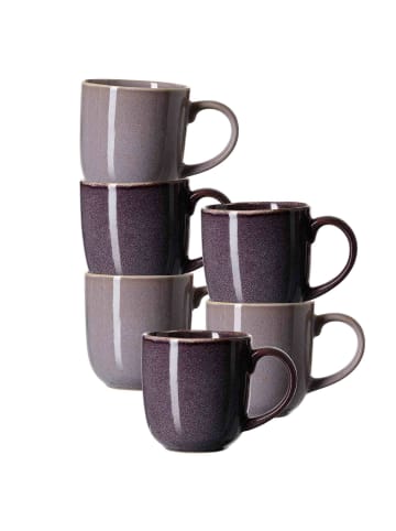 Ritzenhoff & Breker 6er Set Henkelbecher Matilda in Beere 400 ml in beere