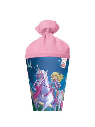 Schultüte groß 70 cm Magische Einhornreiterin in Bunt