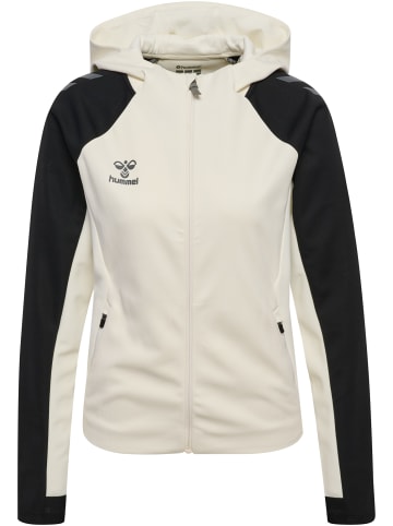 Hummel Reißverschluss Kapuzenpullover Hmlcima Damen in MARSHMALLOW/BLACK