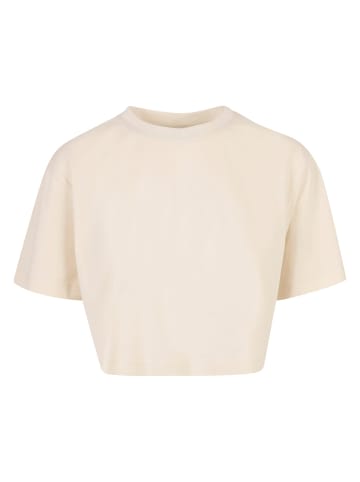 Urban Classics Cropped T-Shirts in whitesand