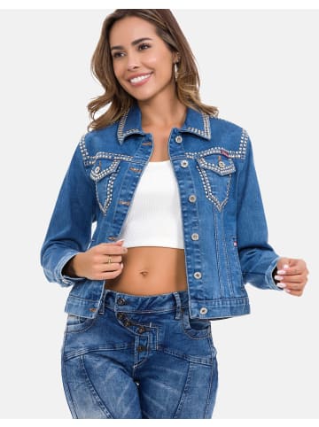 Cipo & Baxx Jeansjacke WJ213 in BLUE