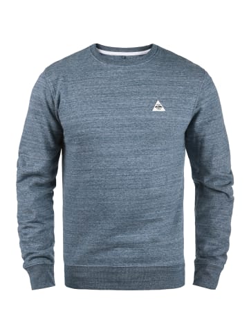BLEND Sweatshirt BHHenry 20711240ME Sweatpullover mit Gummi-Patch in Blau