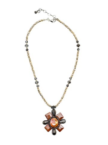 collezione alessandro Kurze Kette " Venedig " in braun