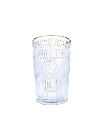 relaxdays 4 x Trinkglas in Transparent - 400ml